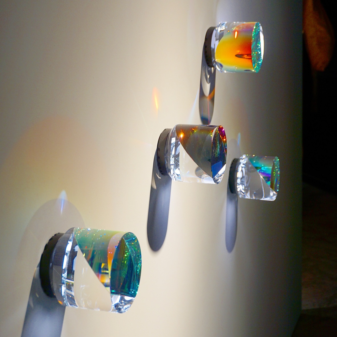 Tomás Alonso, one of the Swarovski Designers of the Future, showing his 47° project.